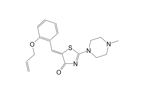 (5Z)-5-[2-(allyloxy)benzylidene]-2-(4-methyl-1-piperazinyl)-1,3-thiazol-4(5H)-one