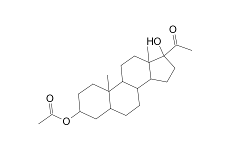 Pregnan-20-one, 3-(acetyloxy)-17-hydroxy-, (3.beta.,5.alpha.)-