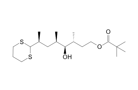 (2S,4R,5S,6R)-5-Hydroxy-2,4,6-trimethyl-8-[(pivaloyl)oxy]-1,1-(propane-1',3'-dithio)octane