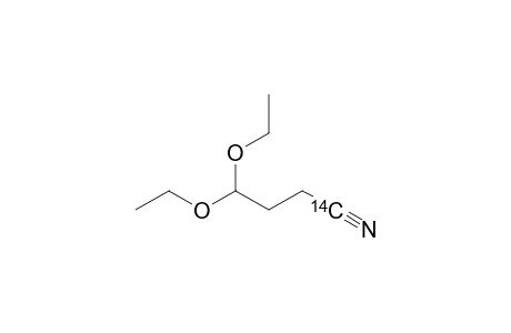 [1-C14]-4,4-DIETHOXY-BUTANONITRILE