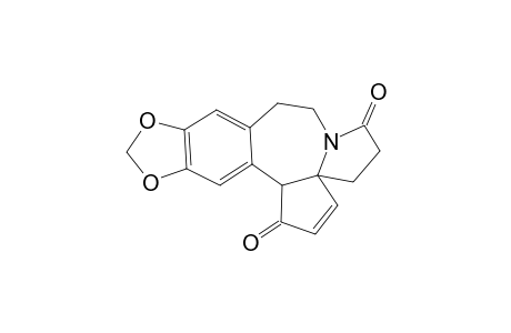 9,14b-Dihydro-4H-cyclopenta[a][1,3]dioxolo[4,5-H]pyrrolo[2,1-b][3]benzazepine-1,6(5H,8H)-dione