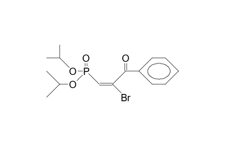 (E)-2-BROM-3-OXO-3-PHENYL-1-PROPENYL-PHOSPHONSAEUREDIISOPROPYLESTER