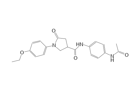 3-pyrrolidinecarboxamide, N-[4-(acetylamino)phenyl]-1-(4-ethoxyphenyl)-5-oxo-