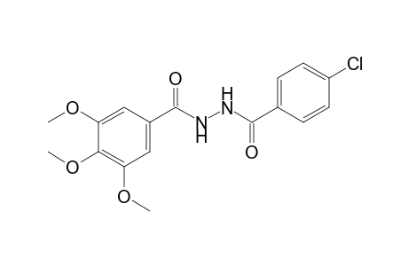 1-(p-chlorobenzoyl)-2-(3,4,5-trimethoxybenzoyl)hydrazine