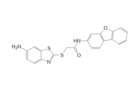 acetamide, 2-[(6-amino-2-benzothiazolyl)thio]-N-dibenzo[b,d]furan-3-yl-