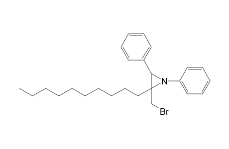 (E)-2-Decyl-2-bromomethyl-1,3-diphenylaziridine