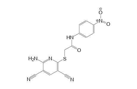 2-[(6-amino-3,5-dicyano-2-pyridinyl)sulfanyl]-N-(4-nitrophenyl)acetamide
