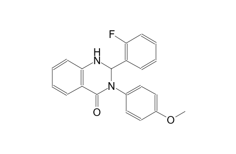 2-(2-fluorophenyl)-3-(4-methoxyphenyl)-2,3-dihydro-4(1H)-quinazolinone