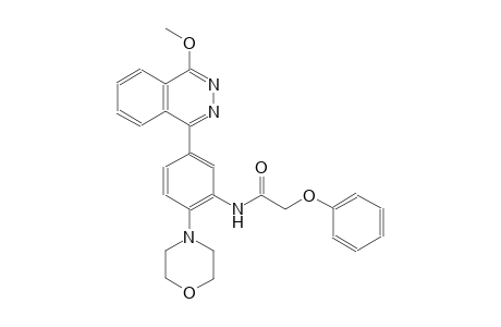 N-[5-(4-methoxy-1-phthalazinyl)-2-(4-morpholinyl)phenyl]-2-phenoxyacetamide