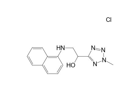 1-(2-Methyl-2H-tetraazol-5-yl)-2-(1-naphthylamino)ethanol hydrochloride