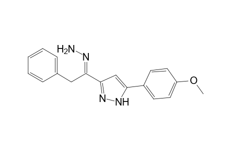 Ethanone, 1-[5-(4-methoxyphenyl)-1H-pyrazol-3-yl]-2-phenyl-, hydrazone