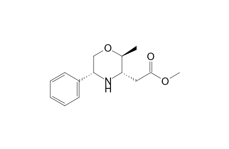 Methyl [(2S,3S,5R)-2-Methyl-5-phenylmorpholin-3-yl]acetate