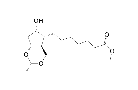 Methyl 7-[6'-hydroxy-2'-methylhexahydrocyclopenta-[1,3](4H)-dioxin-5'-yl]-heptanoate