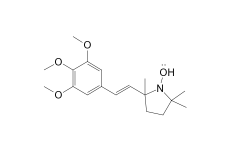 2,2,5-Trimethyl-5-[2-(3,4,5-trimethoxyphenyl)vinyl]pyrrolidin-1-yloxyl radical
