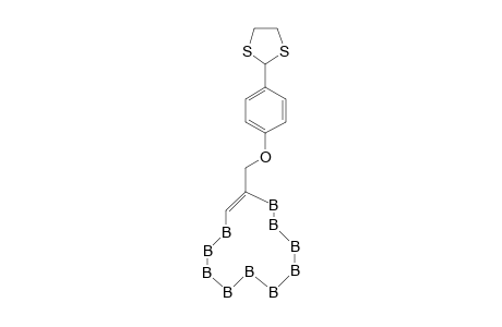 2-[4'-[(1,2-DICARBA-CLOSO-DODECABORANYL)-METHOXY]-PHENYL]-1,3-DITHIOLAN