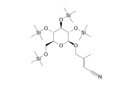 1-CYANO-4-BETA-D-GLUCOPYRANOSYLOXY-3-METHYL-2-BUTENE-TETRA-(TRIMETHYLSILYLOXY)