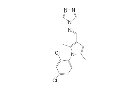 N-{(E)-[1-(2,4-dichlorophenyl)-2,5-dimethyl-1H-pyrrol-3-yl]methylidene}-4H-1,2,4-triazol-4-amine