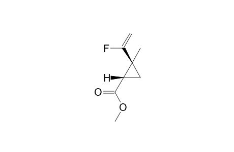 trans-Methyl 2-methyl-2-(1-fluorovinyl))cyclopropane-1-carboxylate