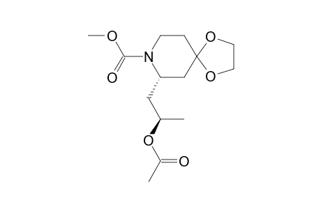 METHYL-7-(2-ACETOXYPROPYL)-1,4-DIOXA-8-AZASPIRO-[4.5]-DECANE-8-CARBOXYLATE
