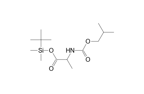 (t-butyl)dimethylsilyl N-isobutyloxycarbonyl-.alpha.-aminopropanoate