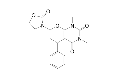 (5RS,7RS)-1,5,6,7-Tetrahydro-1,3-dimethyl-7-(2'-oxo-3'-oxazolidinyl)-5-phenyl-2H-pyrano[2,3-d]pyrimidine-2,4(3H)-dione