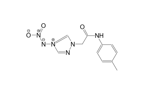 nitro(1-(2-oxo-2-(p-tolylamino)ethyl)-1H-1,2,4-triazol-4-ium-4-yl)amide