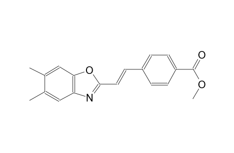 Methyl 4-[(E)-2-(5,6-dimethyl-1,3-benzoxazol-2-yl)ethenyl]benzoate