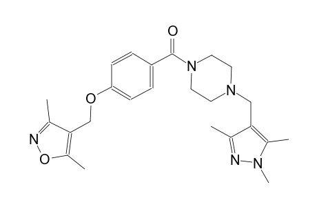 piperazine, 1-[4-[(3,5-dimethyl-4-isoxazolyl)methoxy]benzoyl]-4-[(1,3,5-trimethyl-1H-pyrazol-4-yl)methyl]-