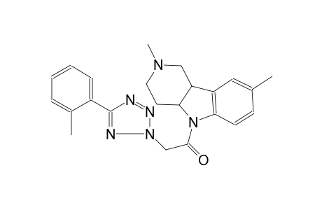 1H-pyrido[4,3-b]indole, 2,3,4,4a,5,9b-hexahydro-2,8-dimethyl-5-[[5-(2-methylphenyl)-2H-tetrazol-2-yl]acetyl]-