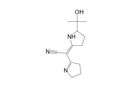 (4,5-Dihydro-3H-pyrrol-2-yl)-[5-(1-hydroxy-1-methyl-ethyl)-pyrrolidin-2-ylidene]-acetonitrile