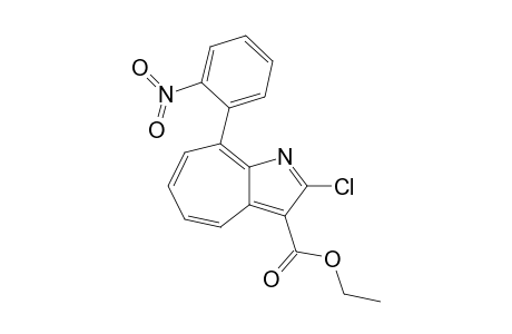 Ethyl 2-chloro-8-(2-nitrophenyl)-1-azaazulene-3-carboxylate