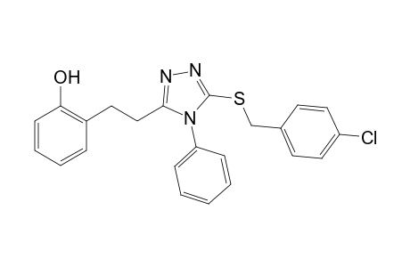 Phenol, 2-[2-[5-[[(4-chlorophenyl)methyl]thio]-4-phenyl-4H-1,2,4-triazol-3-yl]ethyl]-