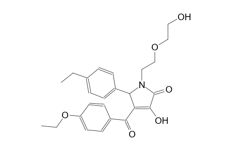 4-(4-ethoxybenzoyl)-5-(4-ethylphenyl)-3-hydroxy-1-[2-(2-hydroxyethoxy)ethyl]-1,5-dihydro-2H-pyrrol-2-one