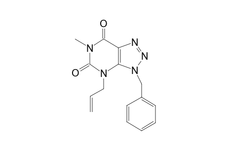 3-Benzyl-6-methyl-4-prop-2-en-1-yl-2,6-dioxo-4,5,6,7-tetrahydro-1,2,3-triazolo[4,5-D]pyrimidine