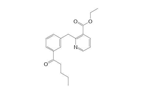 2-(3-pentanoylbenzyl)nicotinic acid ethyl ester