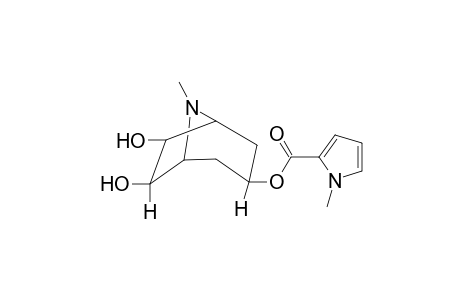6,7-Dihydroxy-3-[(1'-methyl-1H-pyrrol-2'-yl)carbonyloxy]-tropane