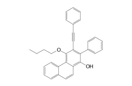 4-Butoxy-1-hydroxy-2-phenyl-3-(2-phenylethynyl)phenanthrene