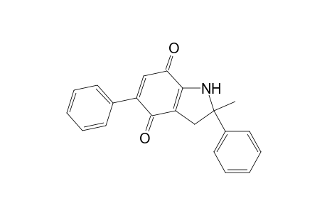 2,3-Dihydro-2-methyl-2,5-diphenyl-1H-indole-4,7-dione