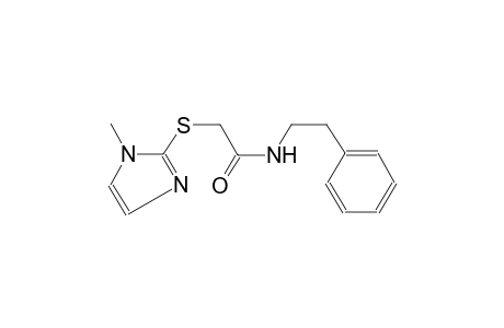 acetamide, 2-[(1-methyl-1H-imidazol-2-yl)thio]-N-(2-phenylethyl)-