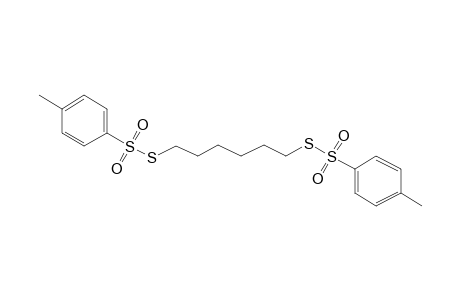 S-(6-([(4-Methylphenyl)(dioxido)sulfanyl]sulfanyl)hexyl) 4-methylbenzenesulfonothioate