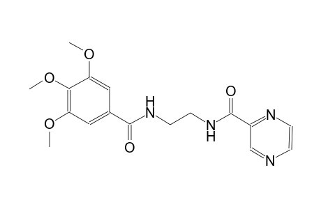 2-pyrazinecarboxamide, N-[2-[(3,4,5-trimethoxybenzoyl)amino]ethyl]-