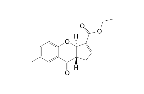 3A,9A-DIHYDRO-1-ETHOXYCARBONYL-6-METHYL-1-CYCLOPENTENO-[5,4-B]-BENZOPYRAN-4-ONE