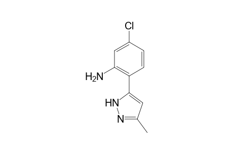 5-Chloro-2-(3-methyl-1H-pyrazol-5-yl)aniline