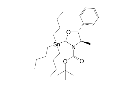 (2S,4R,5R)-4-methyl-5-phenyl-2-tributylstannyl-3-oxazolidinecarboxylic acid tert-butyl ester