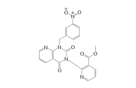 3-pyridinecarboxylic acid, 2-(1,4-dihydro-1-[(3-nitrophenyl)methyl]-2,4-dioxopyrido[2,3-d]pyrimidin-3(2H)-yl)-, methyl ester