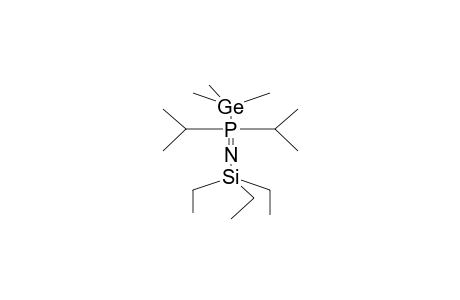 N-TRIETHYLSILYL-P-TRIMETHYLGERMYL-P,P-DIISOPROPYLIMIDOPHOSPHORANE