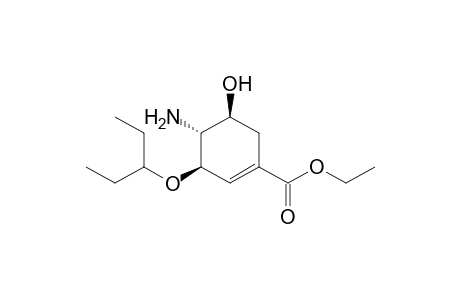 (3R,4R,5S)-4-amino-3-(1-ethylpropoxy)-5-hydroxy-cyclohexene-1-carboxylic acid ethyl ester
