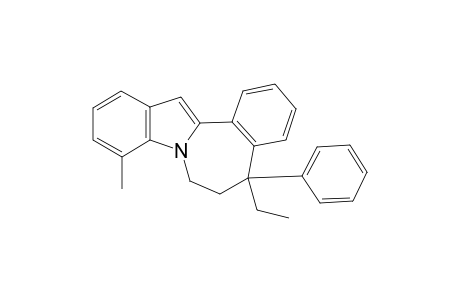 8-Ethyl-7,8-dihydro-4-methyl-8-phenyl-6H-indolo[2,1-a][2]benzazepine