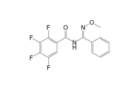 N-(N'-Methoxy-N'-benzylidene)amino-2,3,4,5-tetrafluorobenzamide