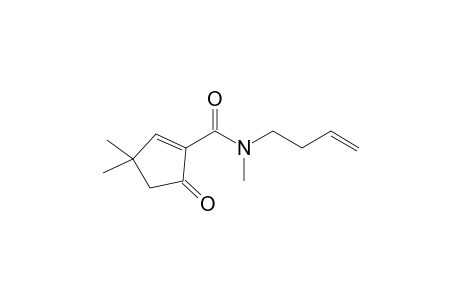 N-But-3-enyl-N-methyl-(3,3-dimethyl-5-oxo-1-cyclopentene)carboxamide